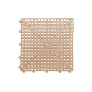 Piso Modular Antiderrapante AcquaKap Bege 30cm x 30cm Kit 6 Peças Kapazi