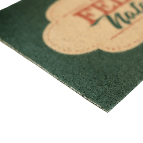 Tapete Capacho Entrada Vinil 40cm x 60cm Natal Pinheirinho Kapazi