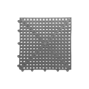 Piso Modular Antiderrapante AcquaKap Cinza 30cm x 30cm Kit 6 Peças Kapazi