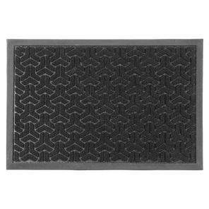 Tapete Waterkap Residencial 45cm x 75cm Preto Kapazi