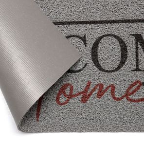 Capacho Vinil Long Welcome Home 30x70cm Kapazi – Tapete para Entrada