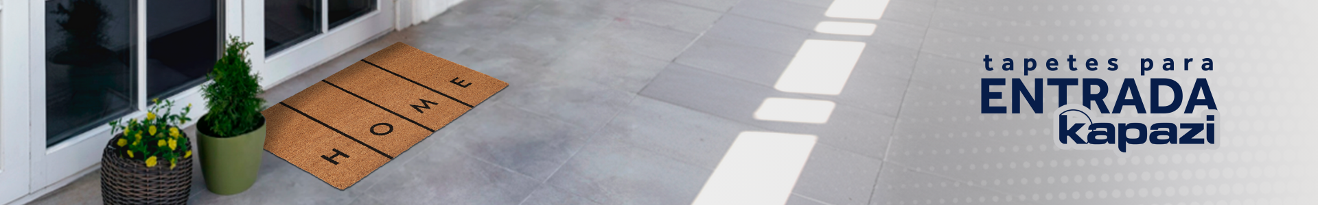 Banner tapetes para entrada Kapazi