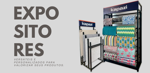 Expositores  de loja para o seu ponto de venda exibidos em diferentes modelos